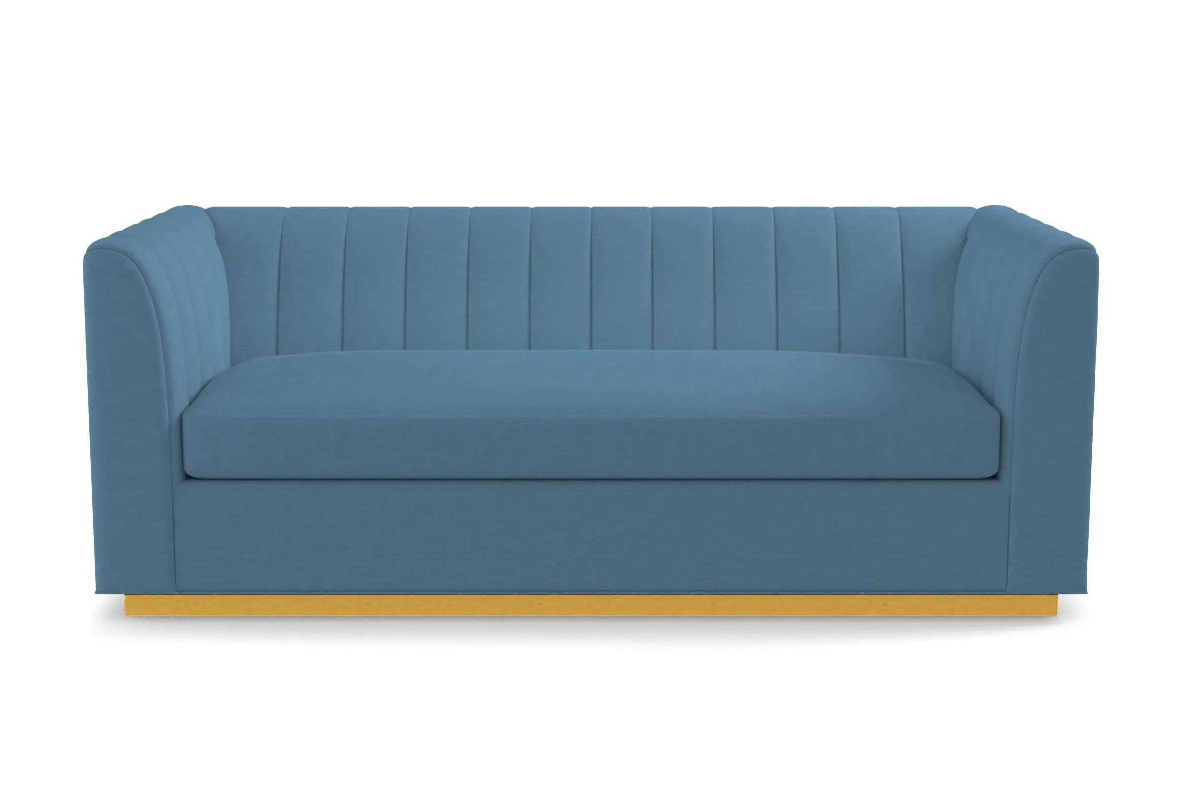 Nora Queen Size Sleeper Sofa Bed :: Leg Finish: Natural / Sleeper Option: Memory Foam Mattress