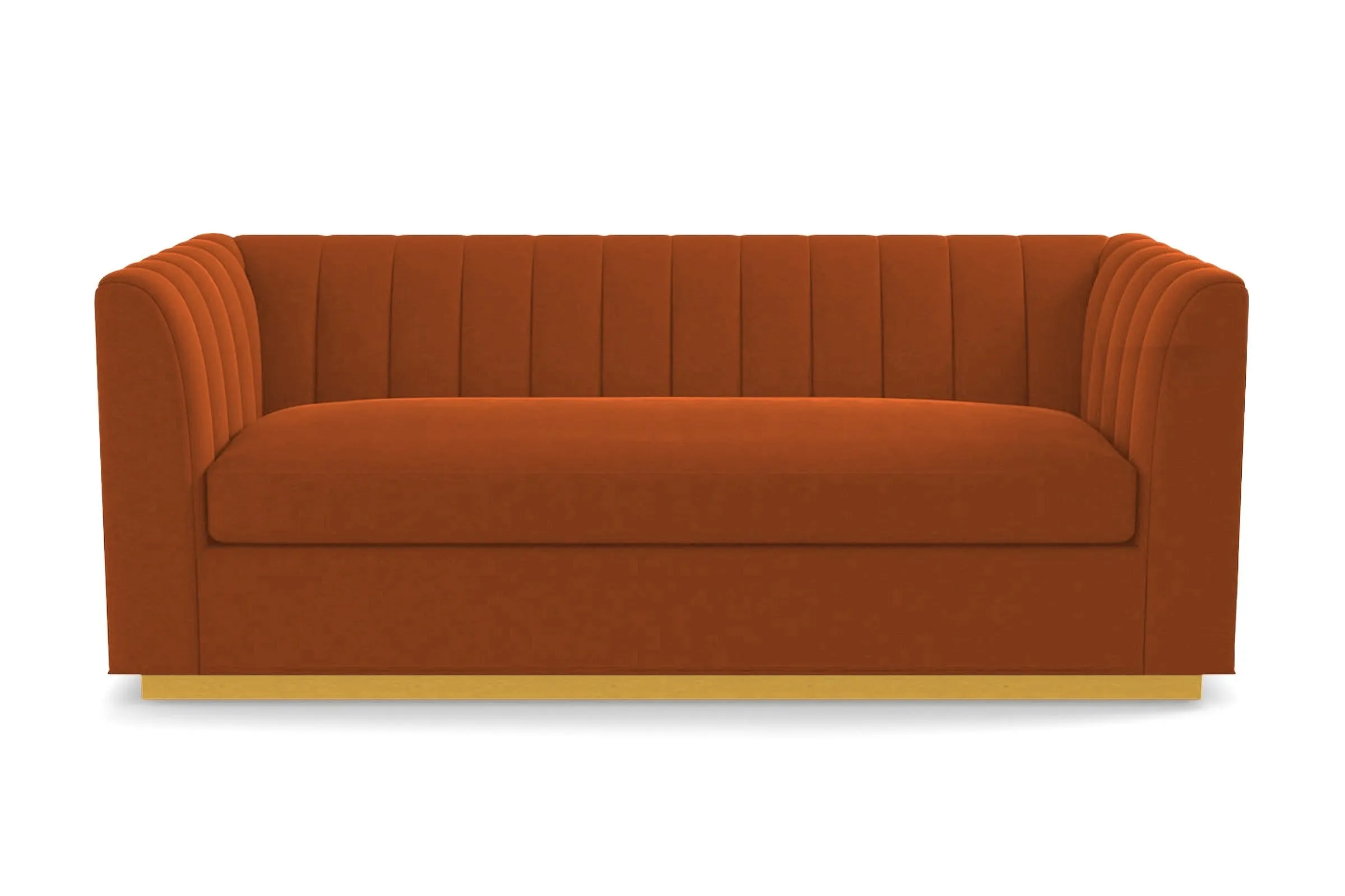 Nora Queen Size Sleeper Sofa Bed :: Leg Finish: Natural / Sleeper Option: Memory Foam Mattress