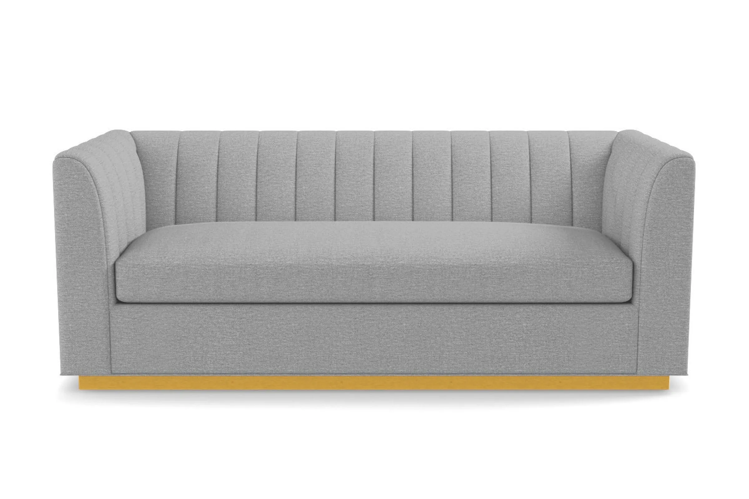 Nora Queen Size Sleeper Sofa Bed :: Leg Finish: Natural / Sleeper Option: Memory Foam Mattress