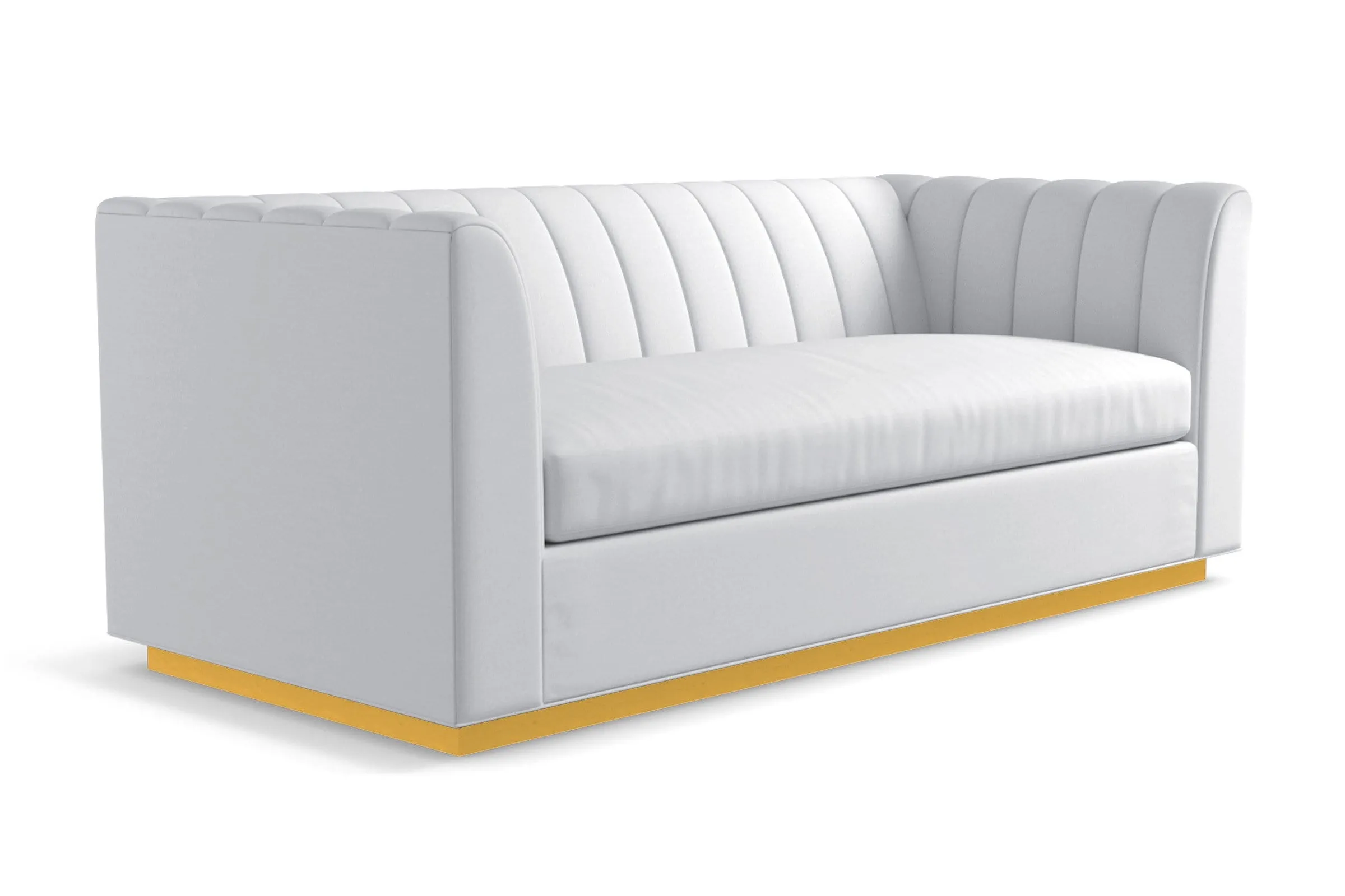 Nora Queen Size Sleeper Sofa Bed :: Leg Finish: Natural / Sleeper Option: Memory Foam Mattress