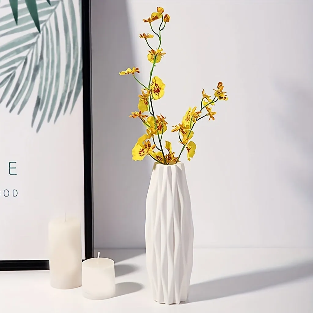 Nordic Style Plastic Vase for Stylish Floral Displays