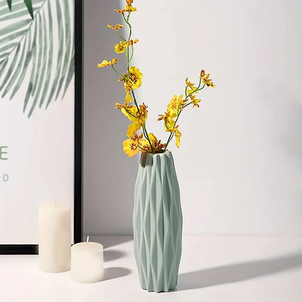 Nordic Style Plastic Vase for Stylish Floral Displays