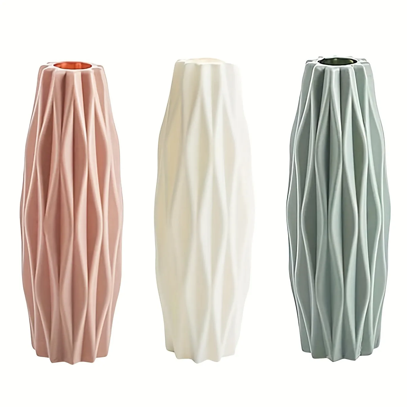 Nordic Style Plastic Vase for Stylish Floral Displays