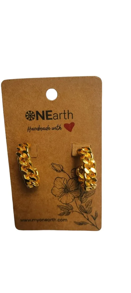 ONEarth Chain Hoops Earrings