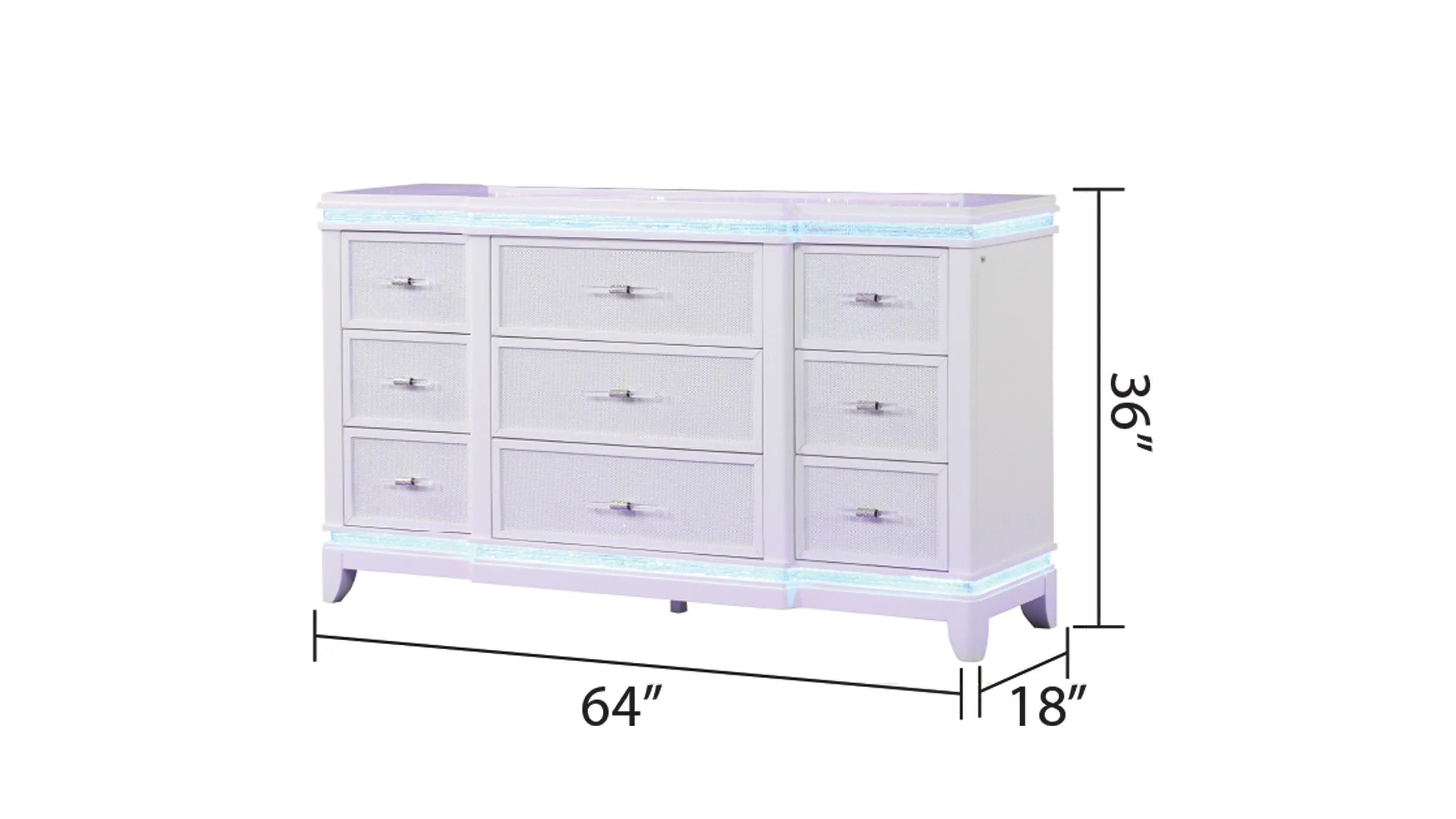 Opium Dresser - Elegant and Spacious Bedroom Unit