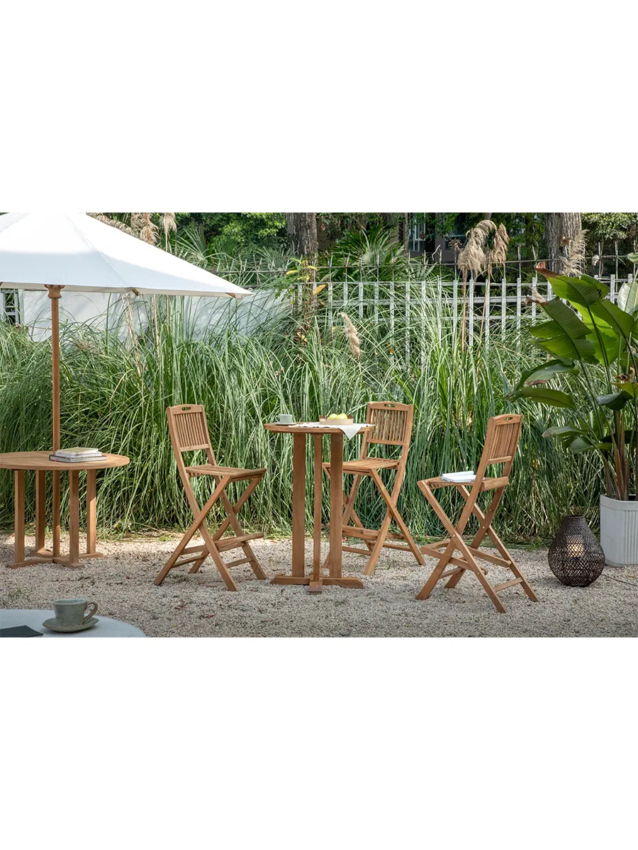 Outdoor Bar Chair and Table Set