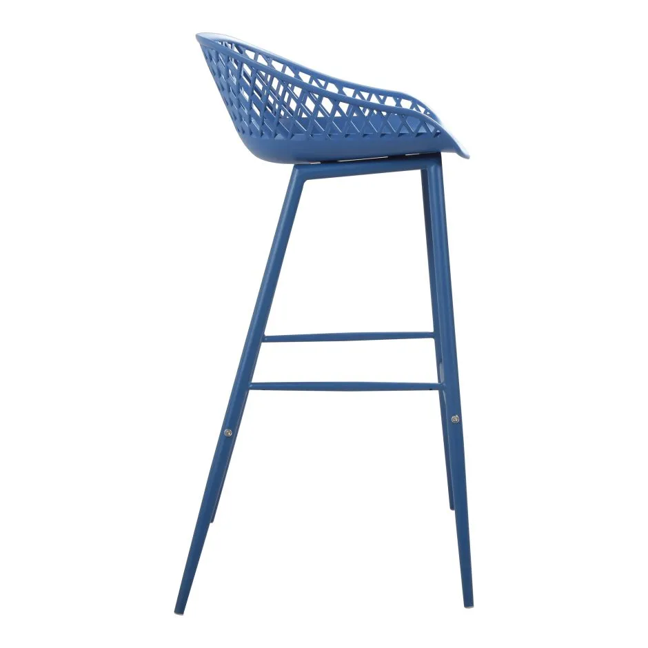 Piazza Outdoor Barstool | Blue