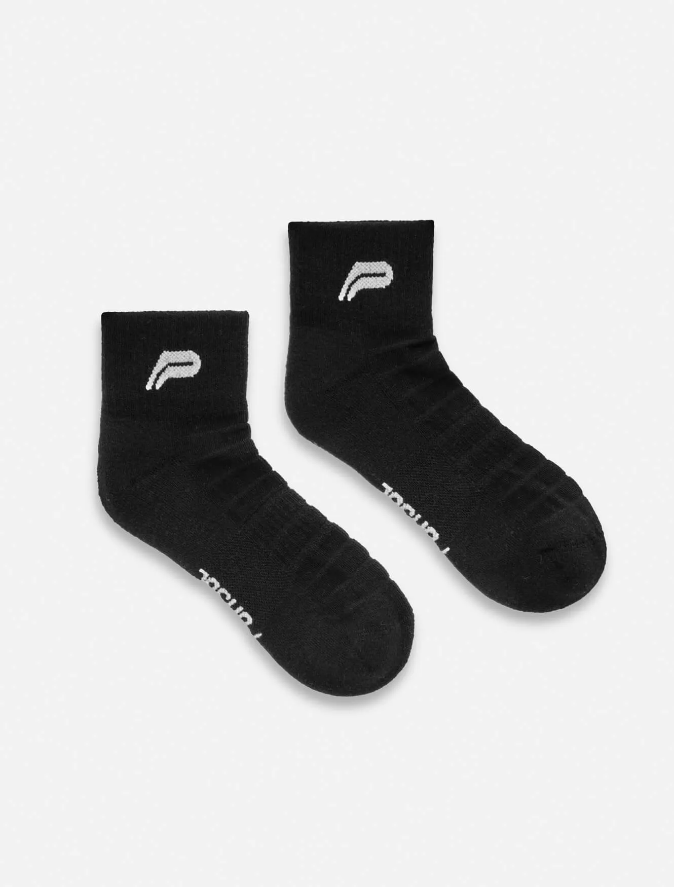 Premium Cushioned Running Socks - Black