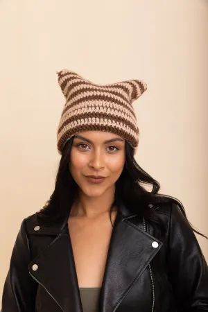 Purrfectly Cozy Cat Ear Crochet Beanie