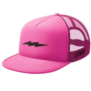 Rnnr Running Trucker Hat - Bolt Pink