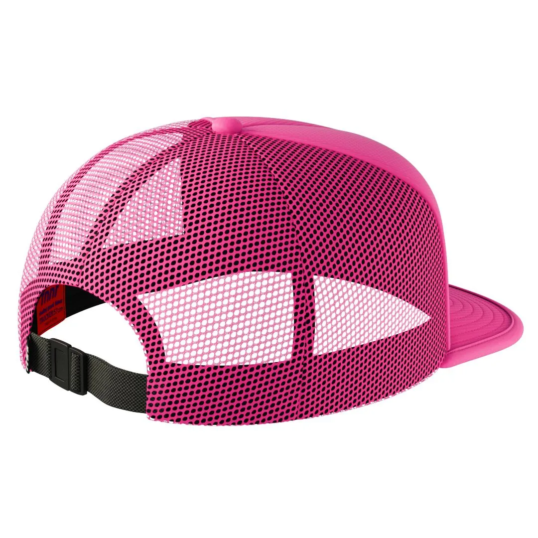 Rnnr Running Trucker Hat - Bolt Pink