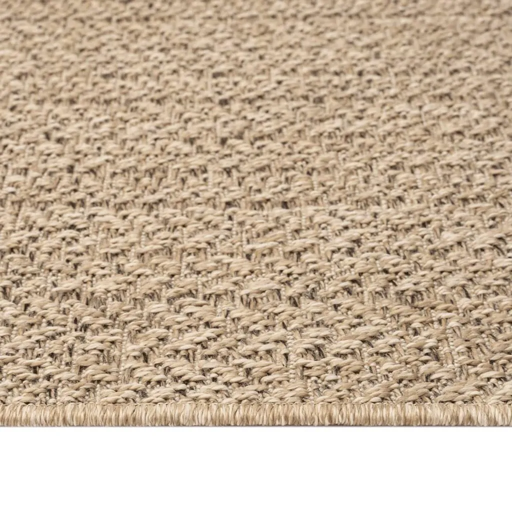 Rug ZIZUR 160x230 cm Jute Look Indoor and Outdoor