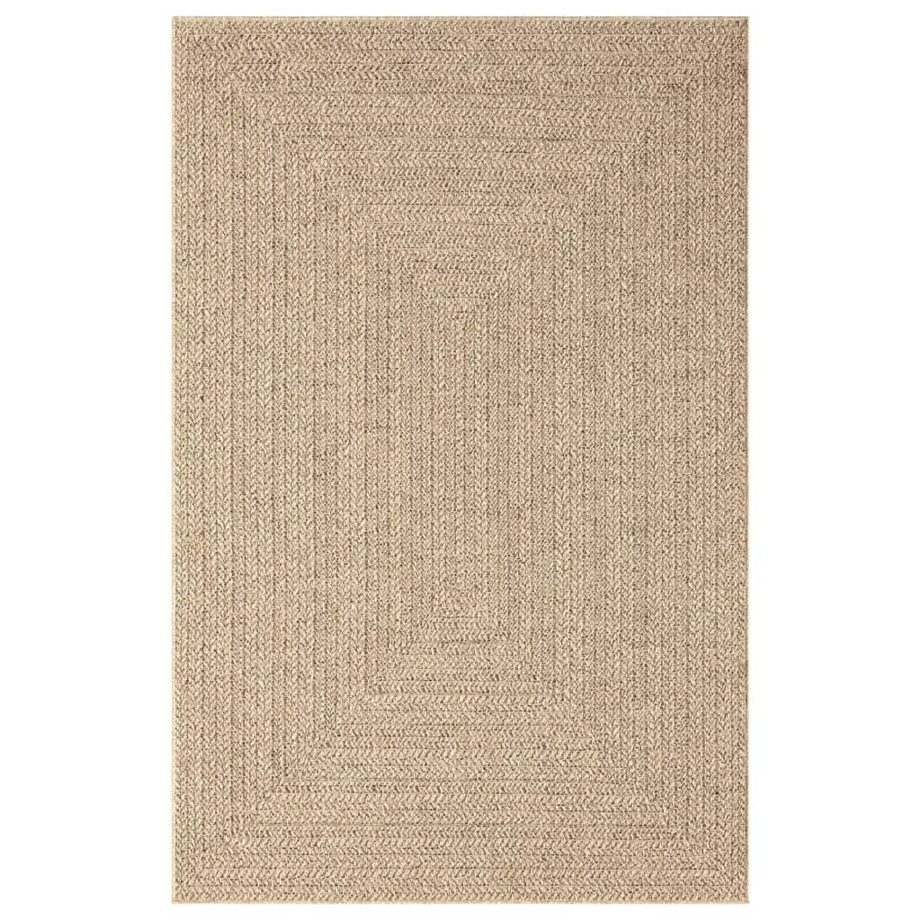 Rug ZIZUR 160x230 cm Jute Look Indoor and Outdoor