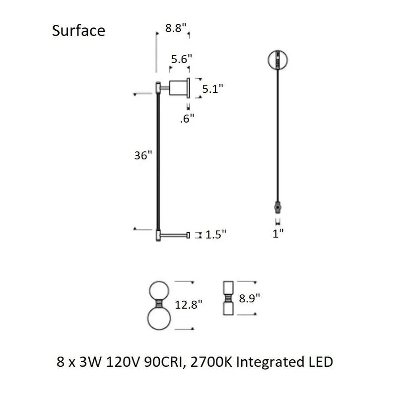 Sean Lavin ModernRail Wall Light