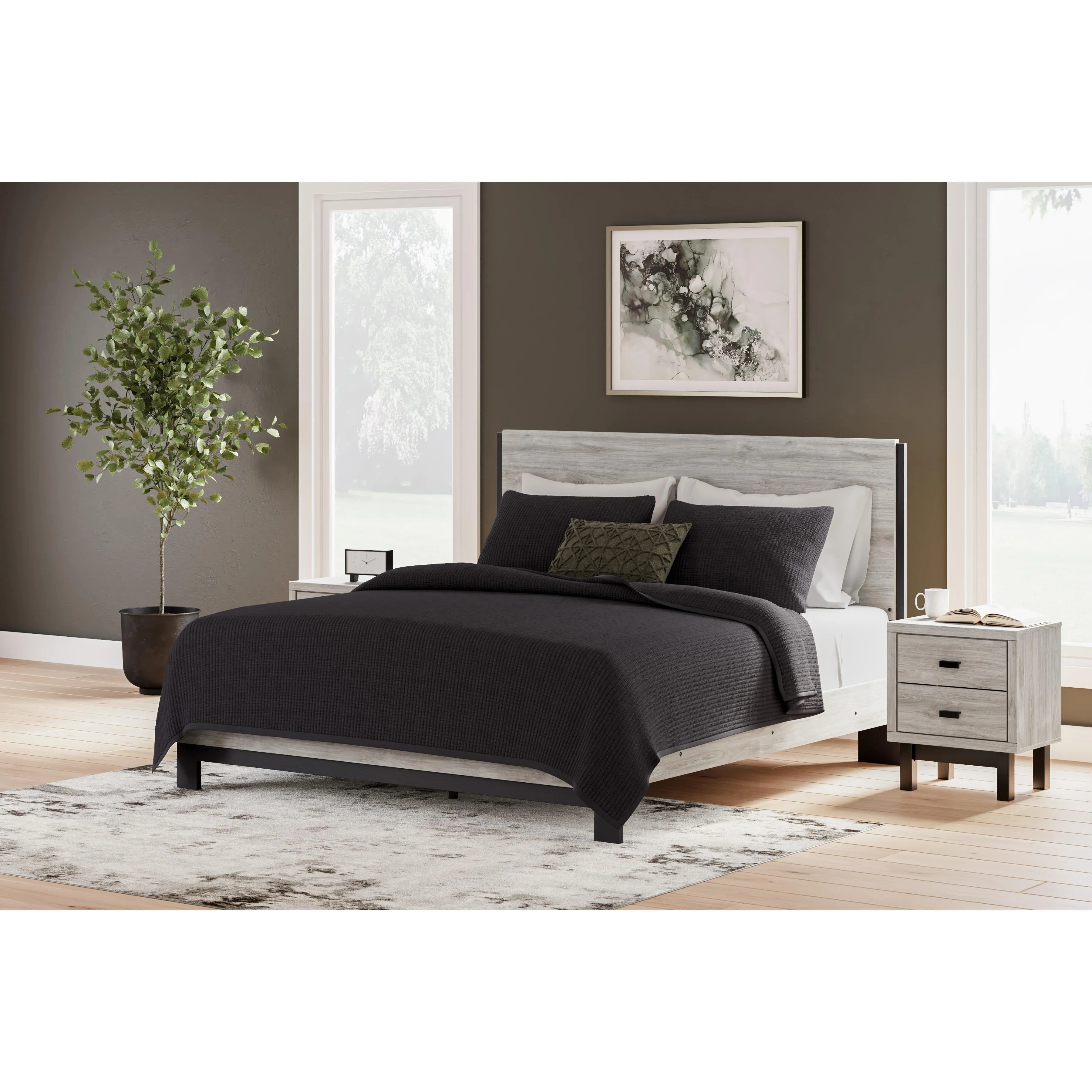 Signature Design by Ashley Vessalli King Panel Bed B1036-58/B1036-56/B1036-97