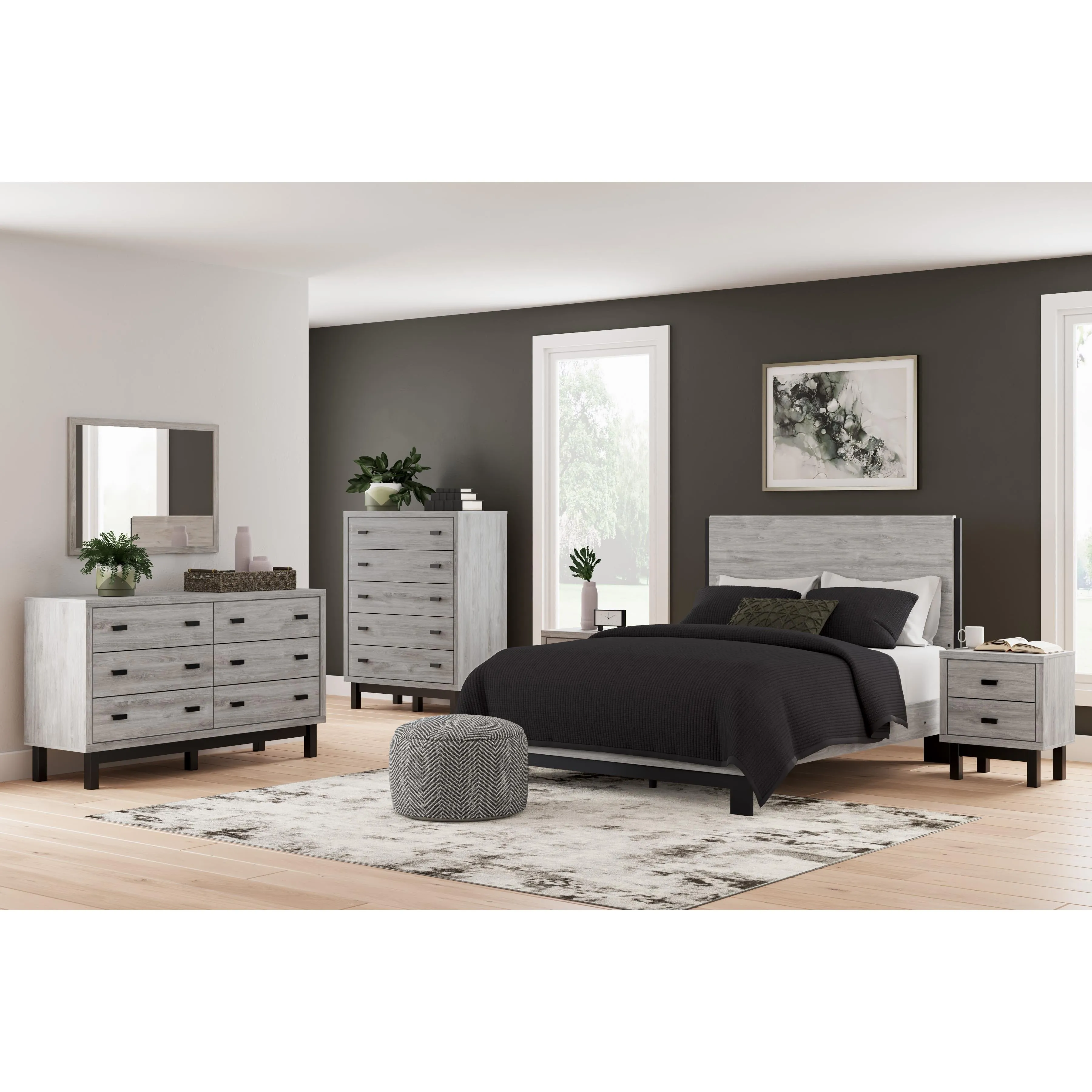 Signature Design by Ashley Vessalli Queen Panel Bed B1036-57/B1036-54/B1036-96