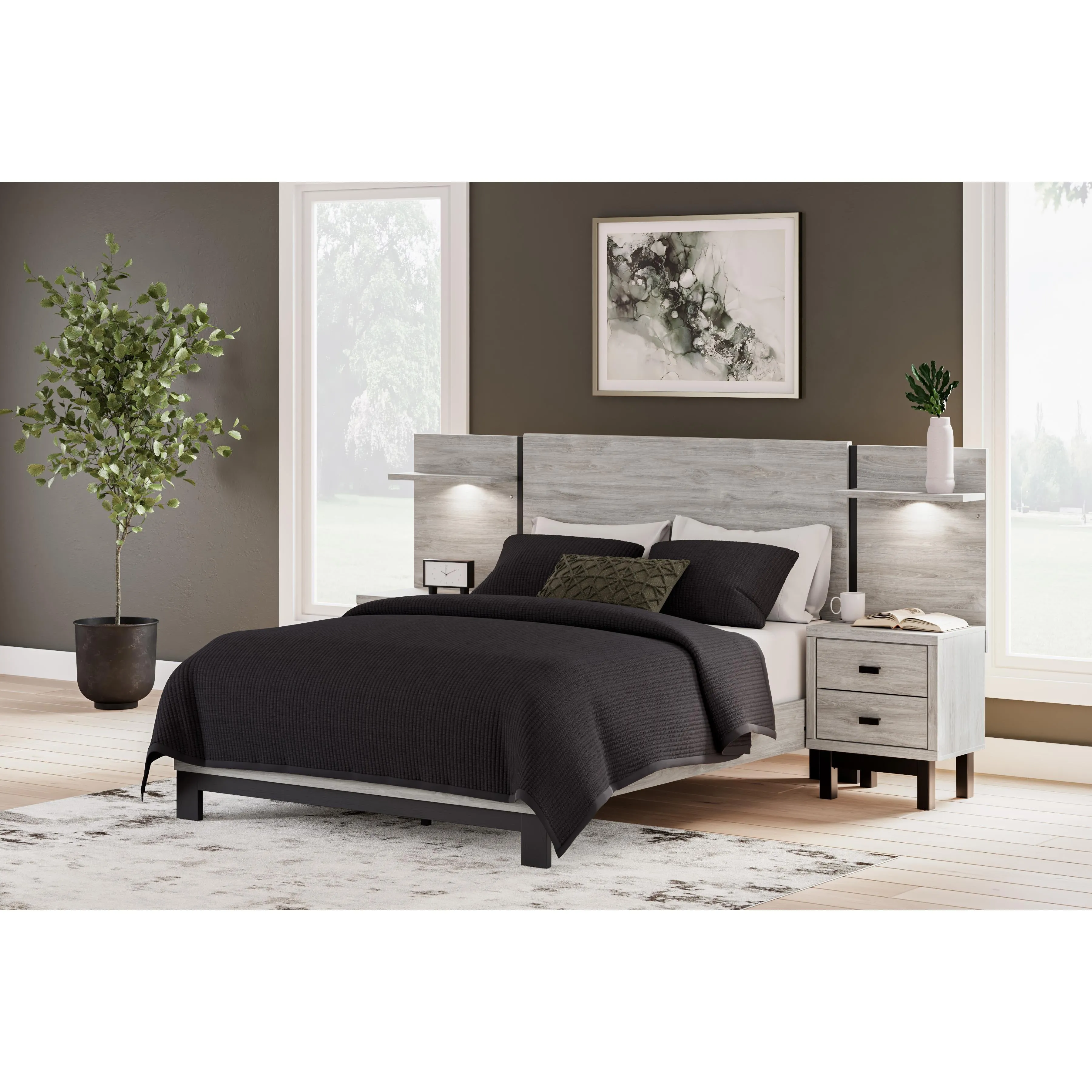 Signature Design by Ashley Vessalli Queen Panel Bed B1036-57/B1036-54/B1036-96