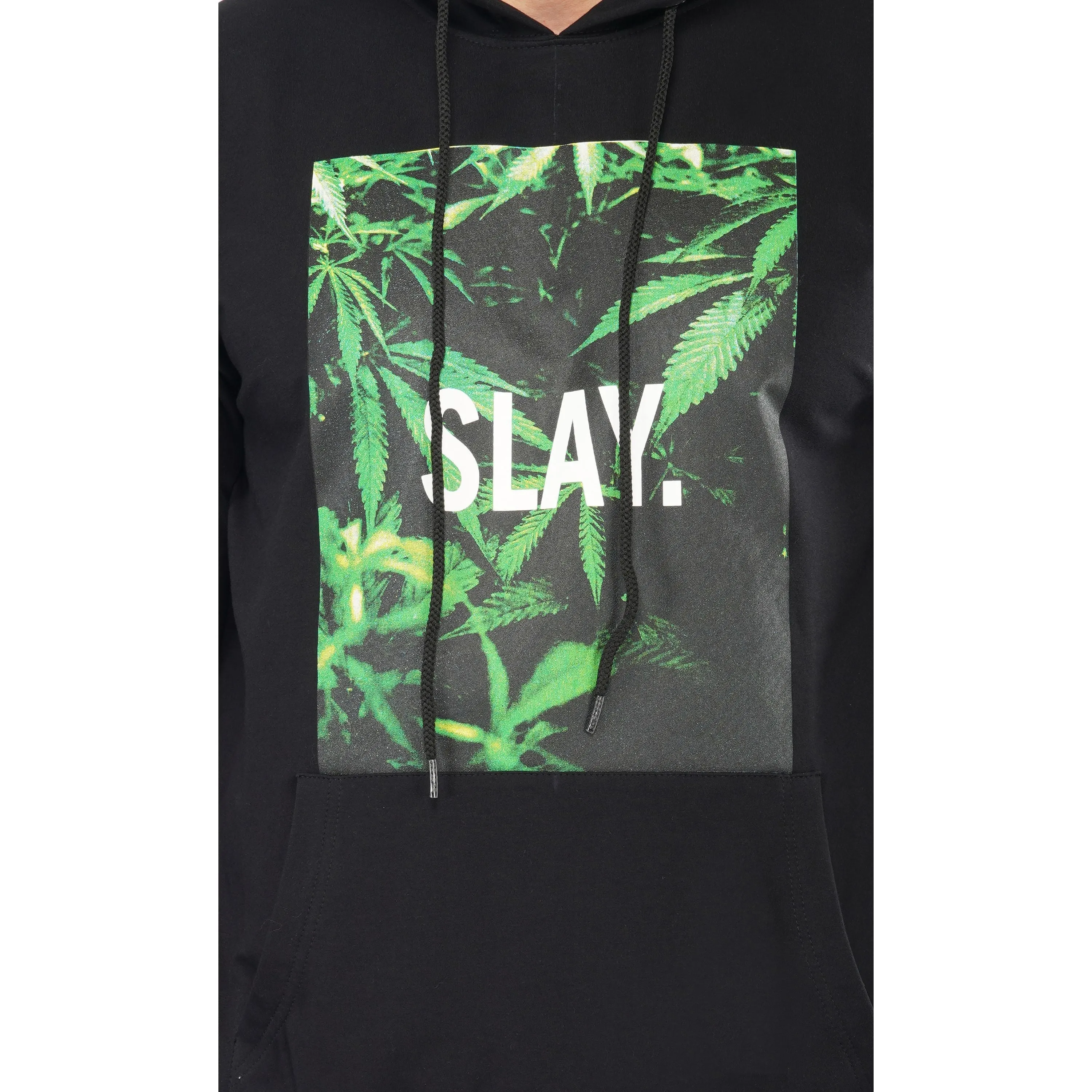 SLAY. Men's 4/20 Edition Leaves Printed Tracksuit