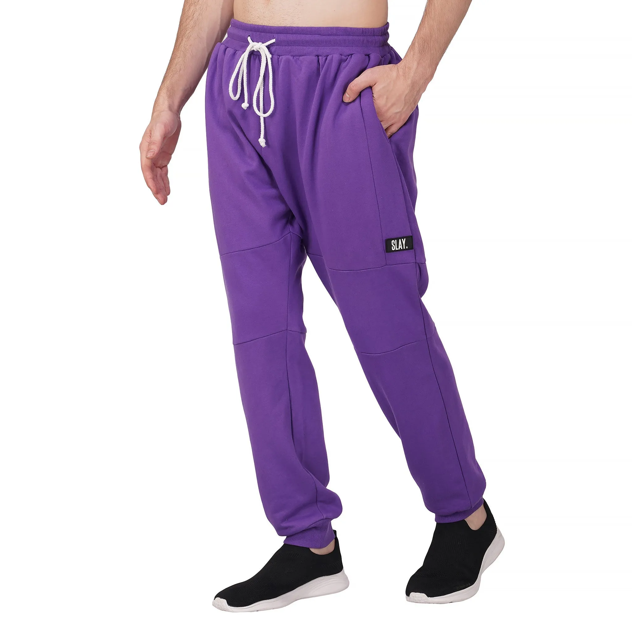 SLAY. Men's Purple Joggers