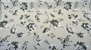 Sunbrella Arianna Floral Green Upholstery Indoor Outdoor Fabric By the yard