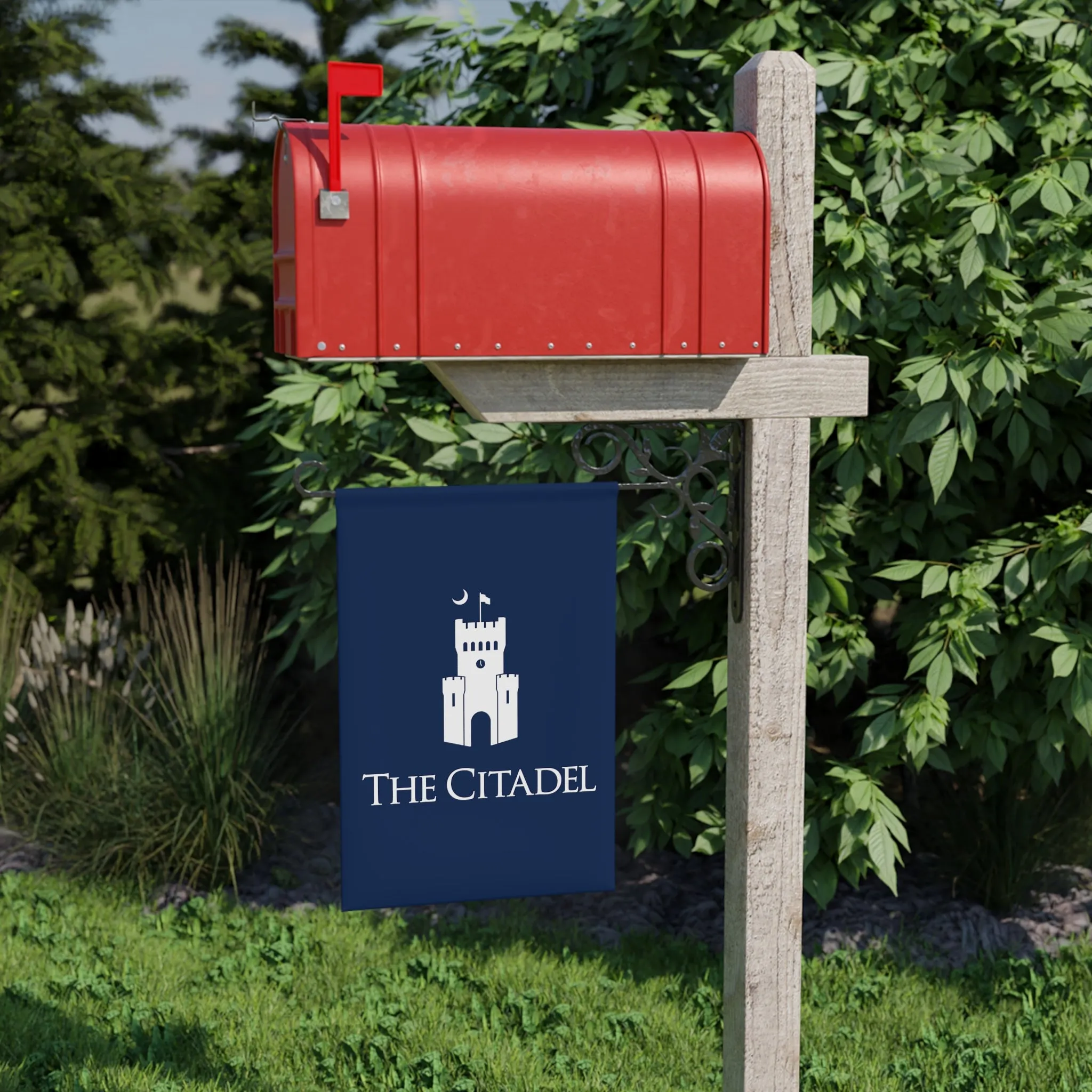 The Citadel, Navy Blue Double Sided Yard Flag