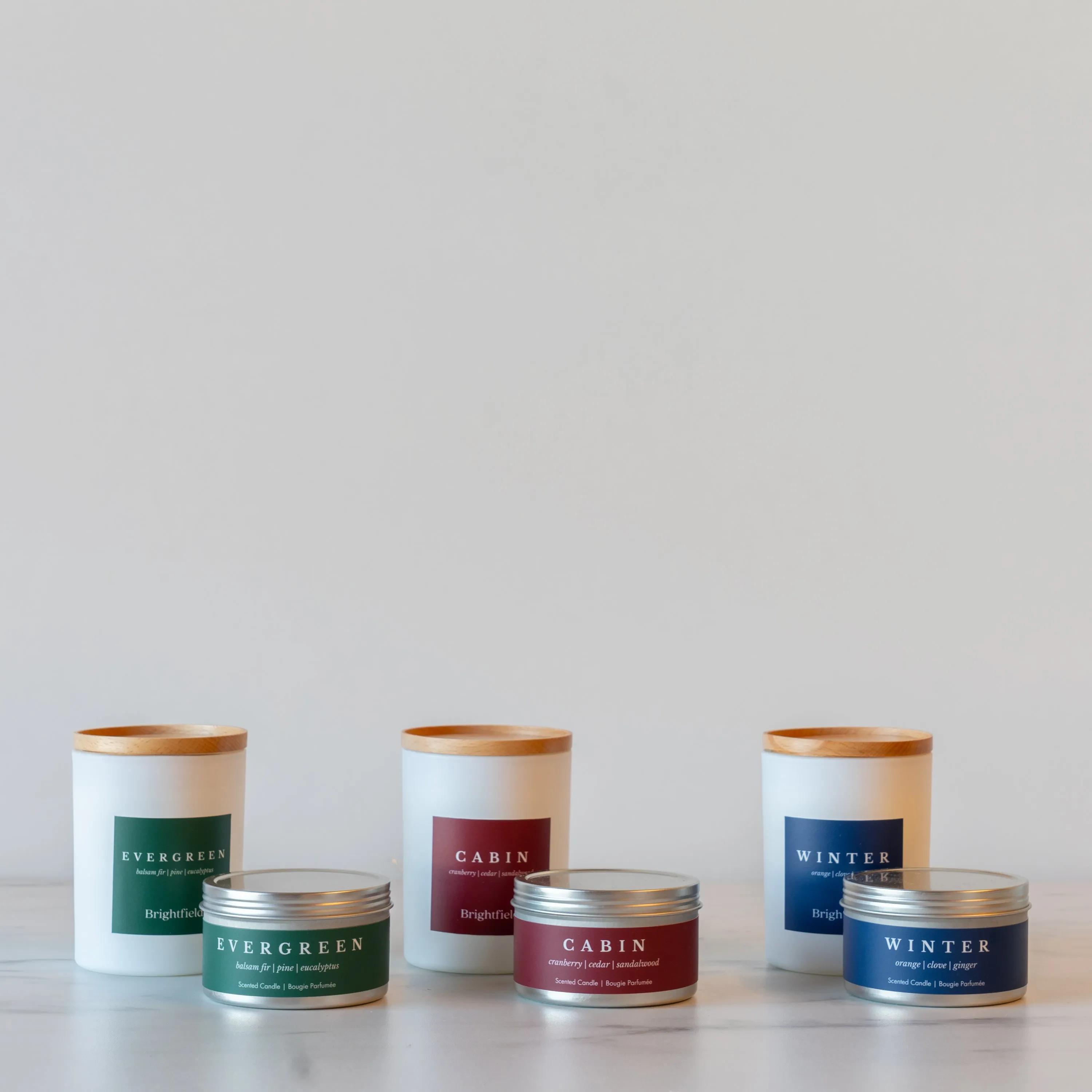 Travel Winter Candle by Brightfield