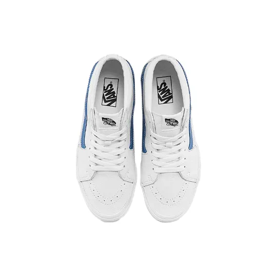 Vans Men's Sk8 Mid Shoes - True White / Moon Blue