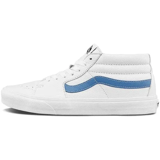 Vans Men's Sk8 Mid Shoes - True White / Moon Blue