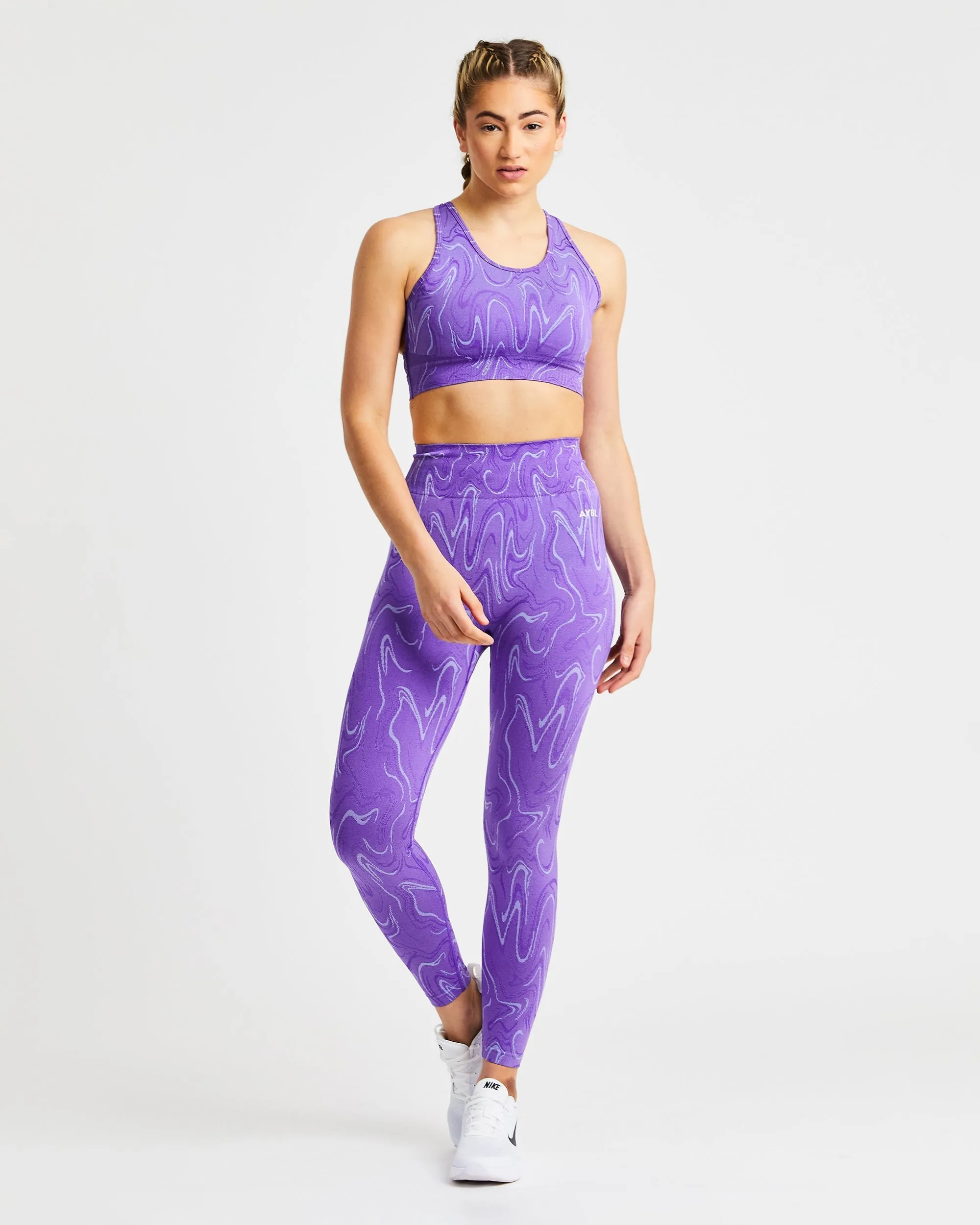 Velocity Seamless Leggings - Purple