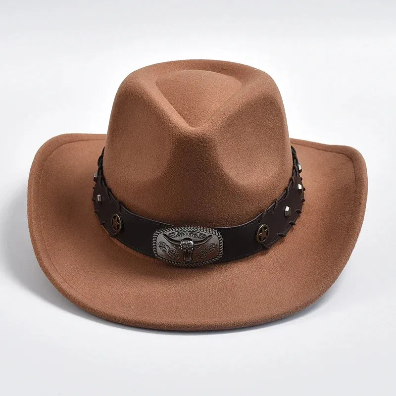 Western Bison Cowboy Hat