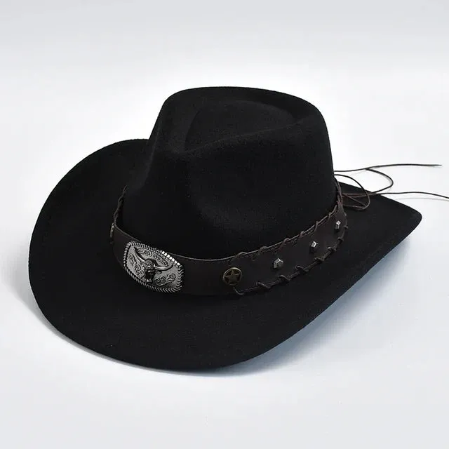 Western Bison Cowboy Hat