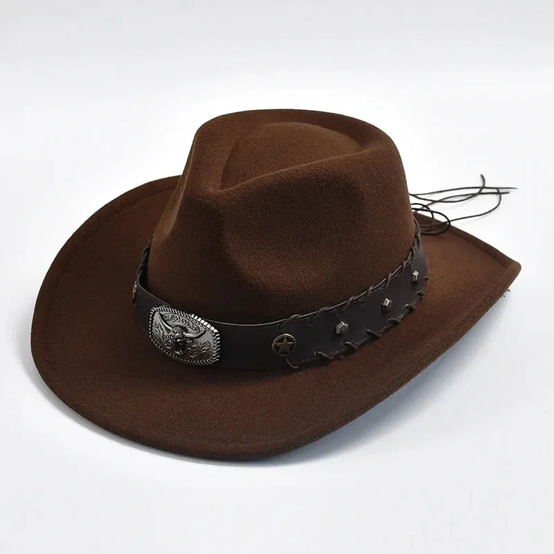 Western Bison Cowboy Hat