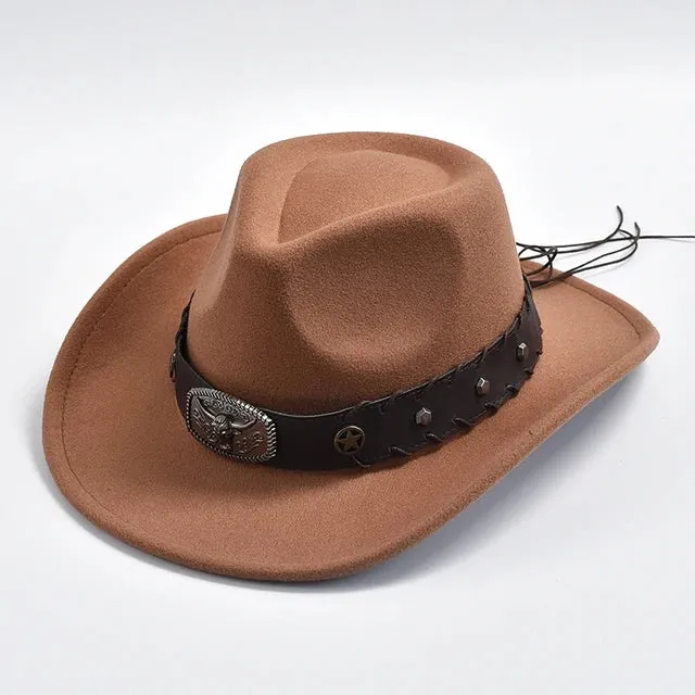 Western Bison Cowboy Hat