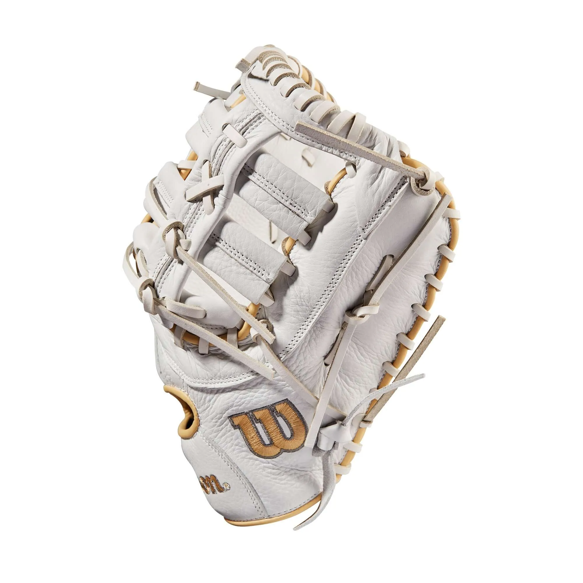 Wilson A1000  Fastpitch 1620 1B Mitt LHT 12.5 White/Blonde/Grey