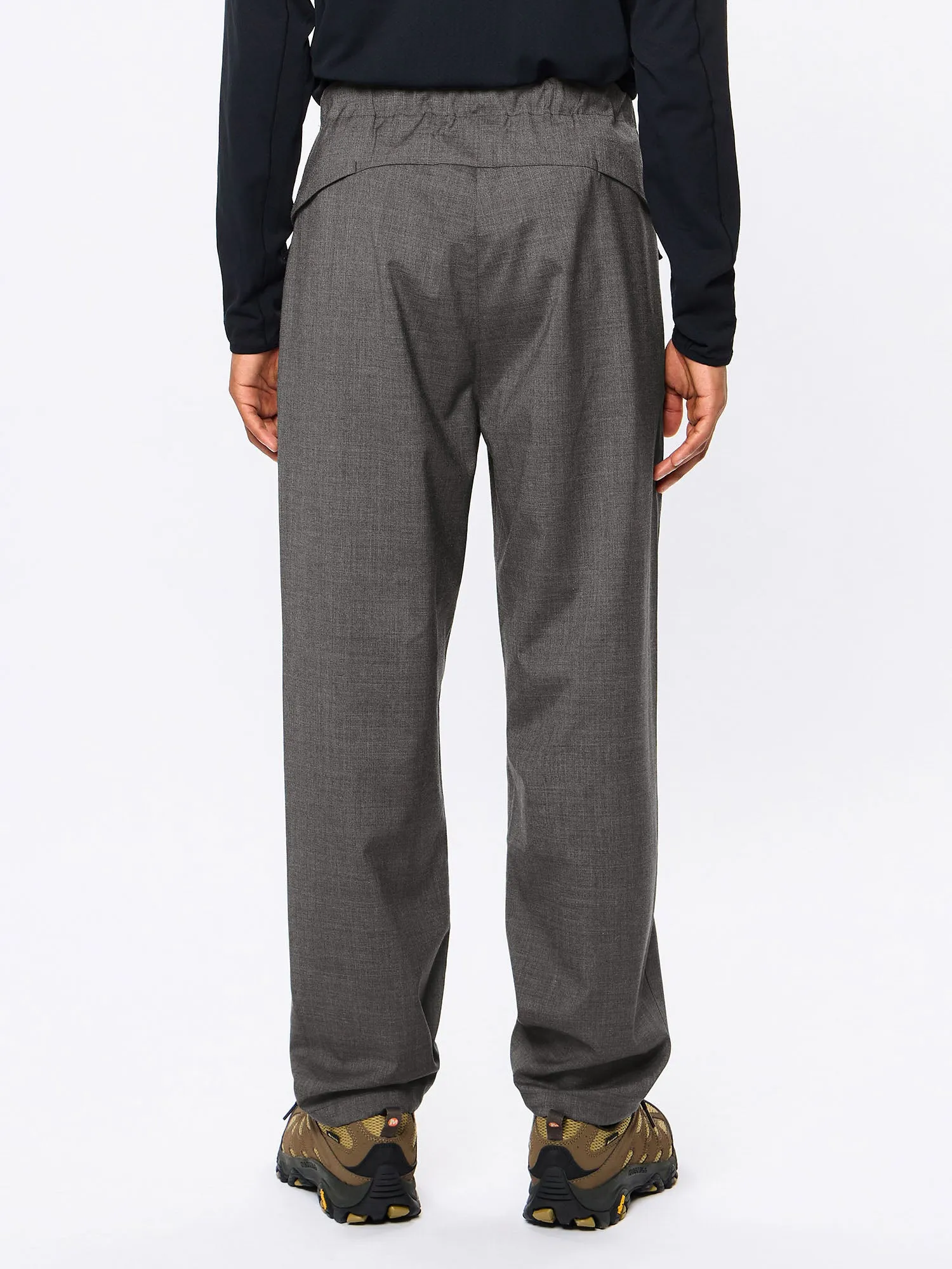 Wool Tapered Pants